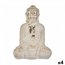 Decoratief tuinfiguur Boeddha Polyresin 17 x 37 x 26 cm (4 Stuks)