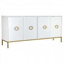 Buffet DKD Home Decor Blanc Doré Métal Bois de manguier 180 x 40 x 80 cm