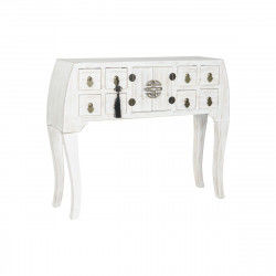 Console DKD Home Decor White Natural Fir MDF Wood 98 x 26 x 80 cm