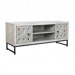 TV furniture DKD Home Decor White Beige Grey Multicolour Ceramic Mango wood...