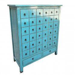 Caisson à Tiroirs DKD Home Decor Bleu Bois Oriental Laqué 102 x 42 x 120 cm