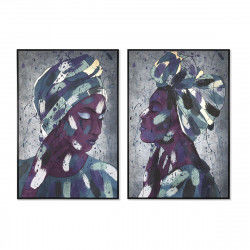 Schilderij DKD Home Decor 83 x 4,5 x 122,5 cm 83 x 4,5 x 123 cm Koloniaal...