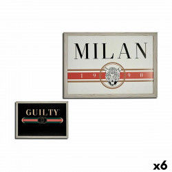 Quadro GUILTY MILAN Truciolare 46 x 2 x 66 cm (6 Unità)