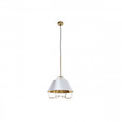 Ceiling Light DKD Home Decor White Golden PVC Metal 50 W 38 x 38 x 32 cm