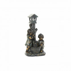 Gartenbrunnen DKD Home Decor Bronze Harz Kind 45 x 30 x 87 cm