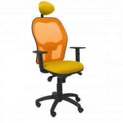 Silla de Oficina con Cabecero Jorquera P&C ALI100C Amarillo