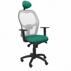 Chaise de Bureau avec Appui-tête Jorquera P&C ALI456C Vert émeraude