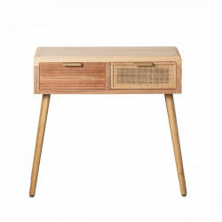 Consola HONEY Natural Madera de Paulonia Madera MDF 80 x 40 x 78 cm