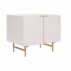 Credenza DKD Home Decor   Rosa 63 x 43 x 52 cm Dorato Metallo Legno di mango