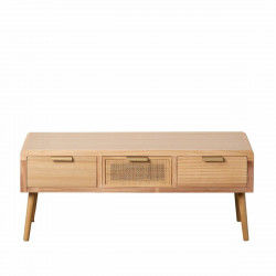 Mueble de TV HONEY Natural Madera de Paulonia Madera MDF 110 x 50 x 45 cm