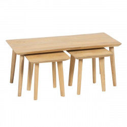 Set of 3 tables Natural 110 x 50 x 45 cm