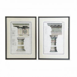 Quadro DKD Home Decor 64 x 3 x 88 cm Neoclassico (2 Unità)