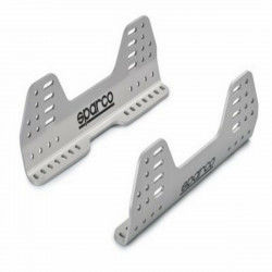 Soporte Lateral para Asiento Racing Sparco Plateado Aluminio (6 mm) (415 mm)