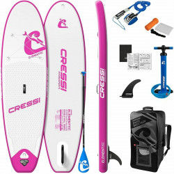 Paddel Surfbrett Element  All Round Cressi-Sub 9,2" Weiß Weiß/Rosa