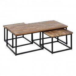 Jeu de 3 tables Naturel 120 x 55 x 41 cm