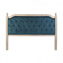 Tête de lit DKD Home Decor Turquoise Bois Bois d'hévéa 160 x 6 x 120 cm