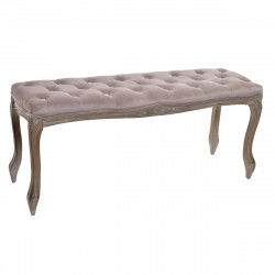 Hocker DKD Home Decor Rosa natürlich Kautschukholz 112 x 38 x 48 cm