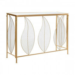 Consola DKD Home Decor Espejo Dorado Metal (111 x 32 x 77 cm)