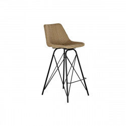 Tabouret DKD Home Decor Noir Naturel Métal 47 x 56 x 106 cm