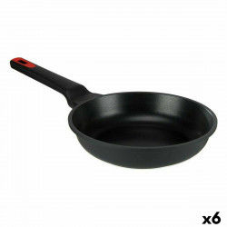 Padella Ø 24 cm Nero Alluminio (6 Unità)