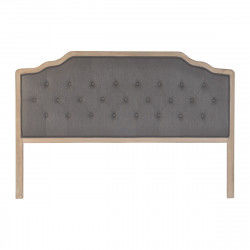 Tête de lit DKD Home Decor Gris foncé Bois d'hévéa 160 x 10 x 120 cm