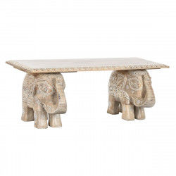 Hoofdtafel DKD Home Decor Mangohout 120 x 50 x 46 cm