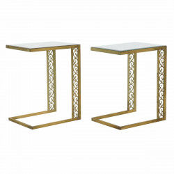 Table d'appoint DKD Home Decor Cuivre Métal Miroir 42 x 32 x 55 cm