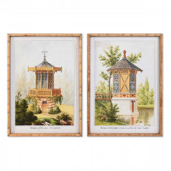 Cuadro DKD Home Decor Abeto Cristal Oriental 50 x 3 x 70 cm 50 x 70 x 2,8 cm...