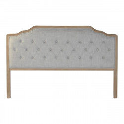 Kopfende des Betts DKD Home Decor Grau Kautschukholz 160 x 10 x 120 cm