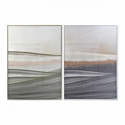 Quadro DKD Home Decor 103,5 x 4,5 x 144 cm Astratto Città (2 Unità)