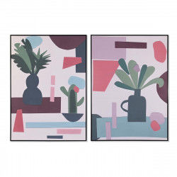 Quadro DKD Home Decor 103 x 4,3 x 143 cm Vaso Scandinavo (2 Unità)