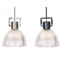 Deckenlampe DKD Home Decor Schwarz Silberfarben Metall Kristall 25,4 x 25,4 x...