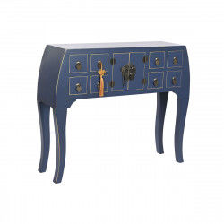 Consola DKD Home Decor Azul Dorado Abeto Madera MDF 98 x 26 x 80 cm