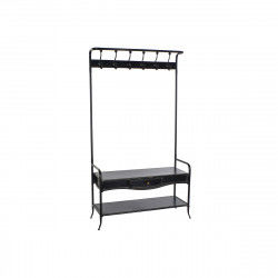 Meuble d'Entrée DKD Home Decor Noir Métal 108 x 36 x 185 cm