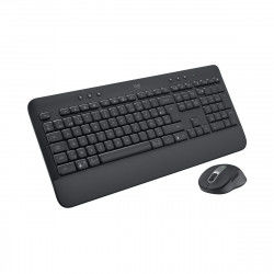 Toetsenbord en draadloze muis Logitech 920-011001 Zwart Azerty Frans