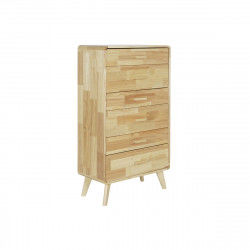 Cassettiera DKD Home Decor Naturale Legno d'albero della gomma Legno MDF 60 x...