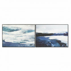 Quadro DKD Home Decor Mare e oceano 122,5 x 4,5 x 83 cm (2 Unità)