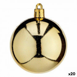 Set of Christmas balls Golden Plastic 6 x 7 x 6 cm (20 Units)