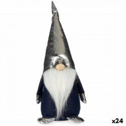 Deko-Figur Zwerg Weiß Schwarz Silberfarben Polyester Holz Sand 12 x 32 x 13...