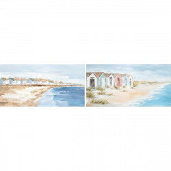 Canvas DKD Home Decor 120 x 3,5 x 60 cm 120 x 3,7 x 60 cm Beach Mediterranean...