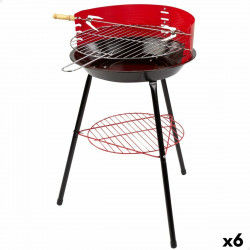 Barbecue Portable Aktive Red Wood Iron Ø 38 cm 37 x 61 x 45 cm