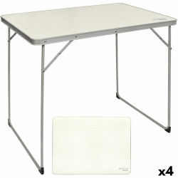 Vouwtafel Aktive Wit 80 x 70 x 60 cm (4 Stuks)