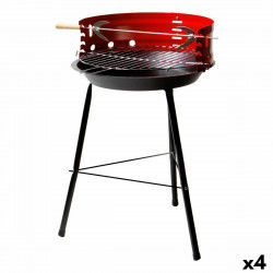 Barbecue Draagbare Aktive Rood Hout Ijzer 37,5 x 70 x 38,5 cm