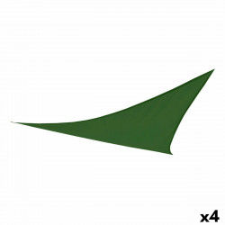 Vele parasole Aktive Triangolare Verde 500 x 0,5 x 500 cm (4 Unità)