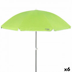 Parasol Aktive Aluminium Polyester 170T 220 x 212 x 220 cm (6 Unités)