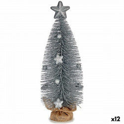 Albero di Natale Argentato 13 x 41 x 13 cm (12 Unità)