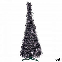 Kerstboom Antraciet Klatergoud 38 x 38 x 105 cm (6 Stuks)