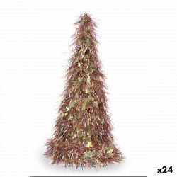 Figurine Décorative Sapin de Noël guirlande Cuivre Fuchsia polypropylène PET...