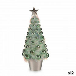 Figura Decorativa Árbol de Navidad Verde Polipropileno PET 16 x 37,5 x 16 cm...