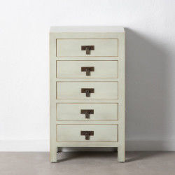 Nightstand 44 x 34 x 77 cm Wood Light Green DMF